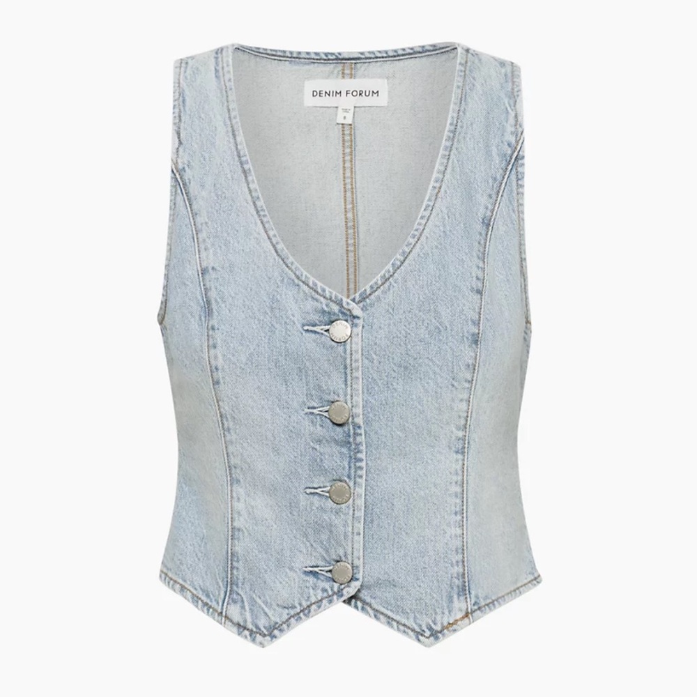 Aritzia The '90s Mia Denim Vest